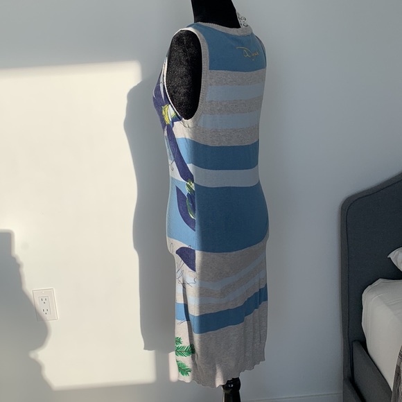 Desigual sleeveless knit dress size L - Picture 2 of 2